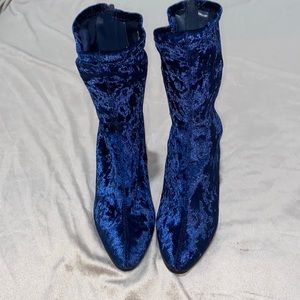 Blue Suede Boots